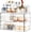 1 Base, 2 Drawers with Top, variant on PETGLE Stackable Storage Drawers, Acrylic Bathroom Counter Organizer Clear Makeup Organizers for Vanity, Kitchen Cabinets, Bathroom, Undersink, Home Organization and Storage (2Top 3 Drawers,)