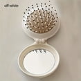 thumbnail image 5 of QJUHUNG Portable Folding Hair Comb with Mirror - Lightweight  Travel-Friendly Design for All Hair Types, 5 of 5