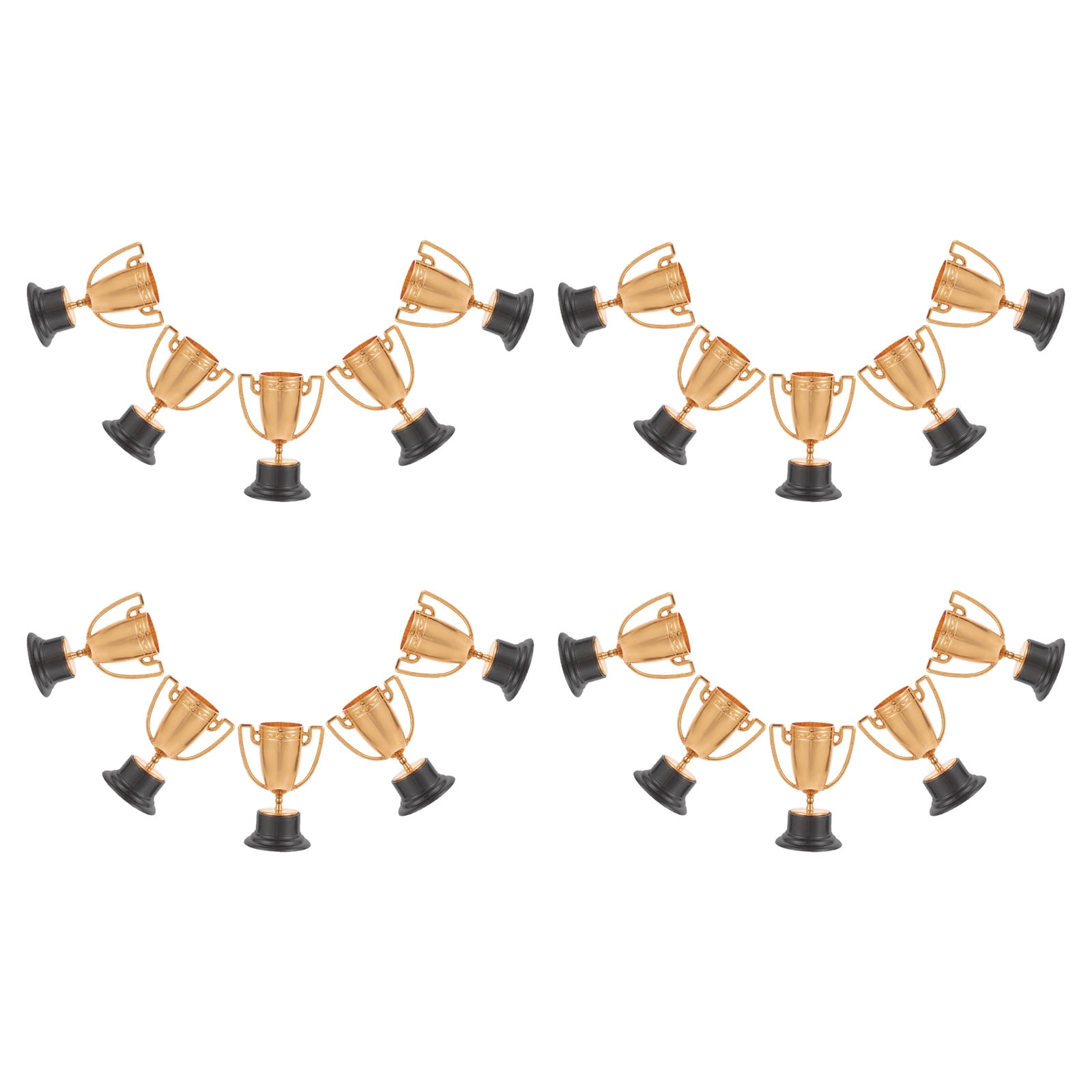ETHZZLE 20pcs Small Plastic Trophies for Kids - Award Cups for Sports, Competition, Winner Prizes, Office, Home & Classroom Decor