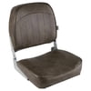 Wise 8WD734PLS-716 Low Back Boat Seat, Brown