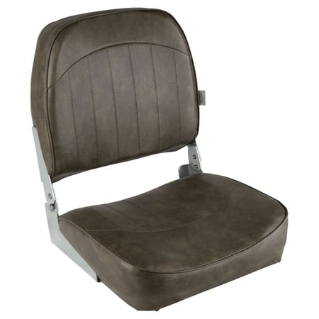 Wise 8WD734PLS-716 Low Back Boat Seat, Brown