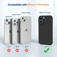 thumbnail image 2 of Designed for  14 Pro Max Case  with 2 Pack Screen Protectors [Upgraded Enhanced Camera Protection] Shockproof Liquid Silicone Case with Microfiber Lining 6.7 inch(Chocolate), 2 of 16