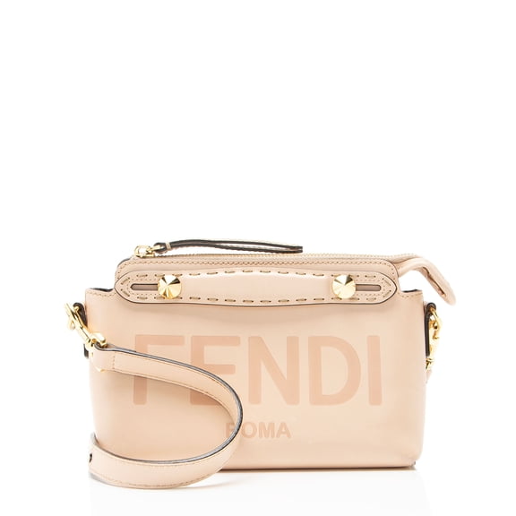 Pre-Owned Fendi Leather Logo By The Way Mini Bag