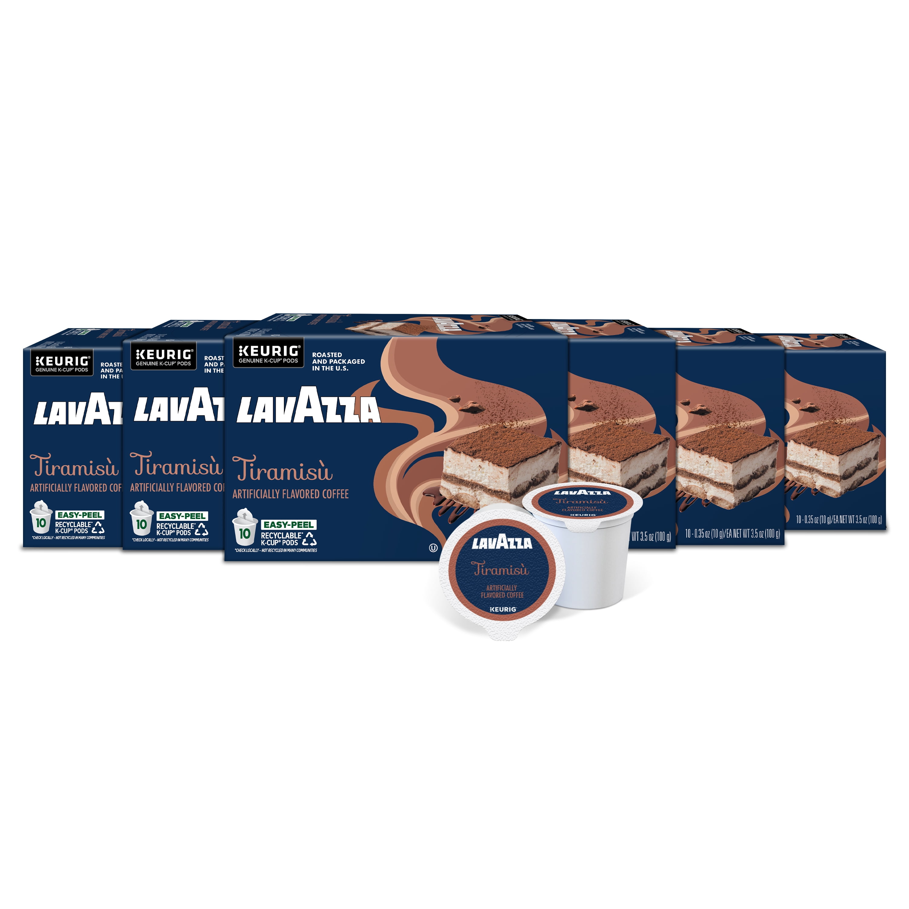 Lavazza Tiramisu Keurig K-Cup® Pods, Light-Medium Roast, 100% Arabica (60 Pods)