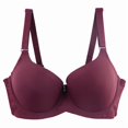 thumbnail image 4 of Plus Size Seamless Wireless Bra and Briefs Set Thin Cup No Nylon Lace Unisex, 4 of 6