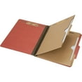 thumbnail image 2 of SKILCRAFT, NSN6006979, Pocket Style 6-part Letter Classification Folders, 10 / Box, Earth Red, 2 of 2