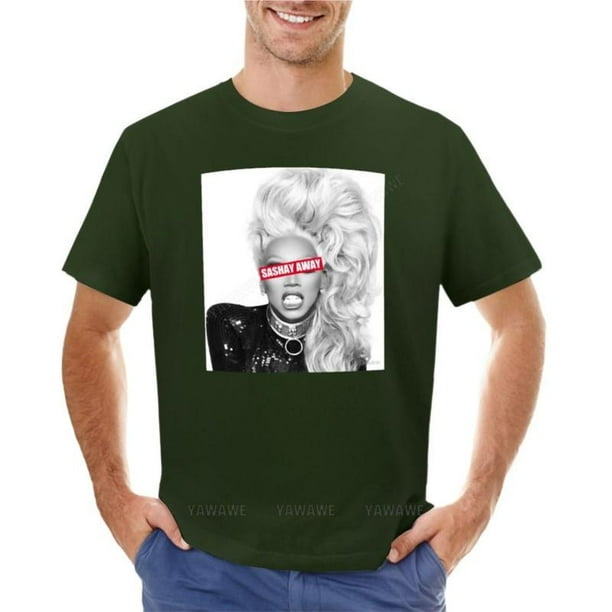 Camiseta de marca para hombre, camiseta RuPaul Sashay Away, camiseta lisa, tops de verano, camiseta de diseñador, camiseta de moda para hombre