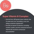thumbnail image 6 of ARG Super Vitamin B - Complete B Vitamin Supplement - Coenzyme B2 & B6 for Enhanced Bioavailability - Energy Metabolism Support - Hypoallergenic - 60 Servings - 120 Capsules, 6 of 6