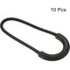 thumbnail image 1 of Tiradores de cremallera Cordón de manija de extensión, Extensor de etiqueta de lengüeta en forma de U de plástico para uso con dedos para mochilas de equipaje, Blackblack10pcs ShuxiuWang 8390612217418, 1 of 1
