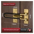 thumbnail image 2 of Insurance Door Bolt Home Anti-Theft Room Door Bar Door Buckle Lock Chain Zinc Alloy ,Easy to Use, 2 of 6