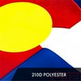 thumbnail image 3 of G128 10 Pack: Colorado CO State Flag | 4x6 Ft | ToughWeave Series Embroidered 300D Polyester | Embroidered Design, Indoor/Outdoor, Brass Grommets, 3 of 8