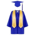 thumbnail image 1 of MIASHUI Kindergarten Graduation Cap and Gown for Kids Preschool Toddler Child,Blue,2-3 Years, 1 of 6