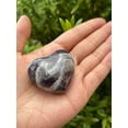 thumbnail image 3 of Chevron Amethyst Gemstone Hearts, Polished Chevron Amethyst Puffy Hearts, Chevron Amethyst Palm Stone, Chevron Amethyst Heart (2 Hearts）, 3 of 8