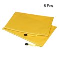 thumbnail image 2 of Uxcell B5 Document Pencil Pouch Waterproof Zipper File Bags, Yellow 5 Pack, 2 of 6