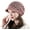 Pink, variant on CoCopeaunts Women's Skullies & Beanies Lace Turban Sun Hats Beach Flowers Breathable Foldable Sleep Caps Chemo Hats Stylish Slouchy Hat