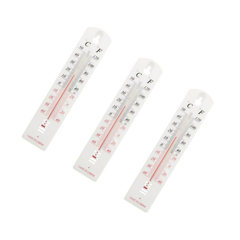 Ruibeauty 3Pcs Analog Thermometer Indoor Outdoor Room Garden Thermometer