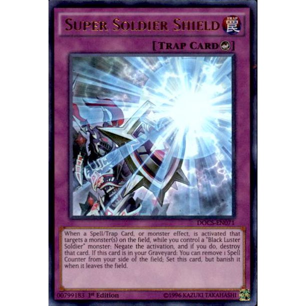 Yugioh Dimension Of Chaos Super Soldier Shield Docs En071 Walmart Com