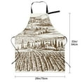 thumbnail image 4 of Bingfone Vineyard Landscape 1 Apron Gifts For Men, Women Professional Grade Chef Apron For Kitchen,Bbq & Grill, 4 of 8