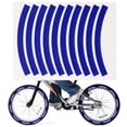 thumbnail image 1 of Amdohai 10pcs Adhesive Reflective Tape Cycling Safety Warning Sticker Bike Reflector Tape Strip for Car Bicycle Motorcycle Scooter Wheel Rim Decoration, 1 of 7