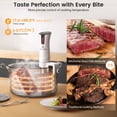 thumbnail image 2 of BLITZHOME 1100W WIFI Sous Vide Cooker,Precision Sous Vide Machine,Ultra-quiet Fast-Heating Immersion Circulator Temperature and Digital Display,W/ APP Recipe, 2 of 11