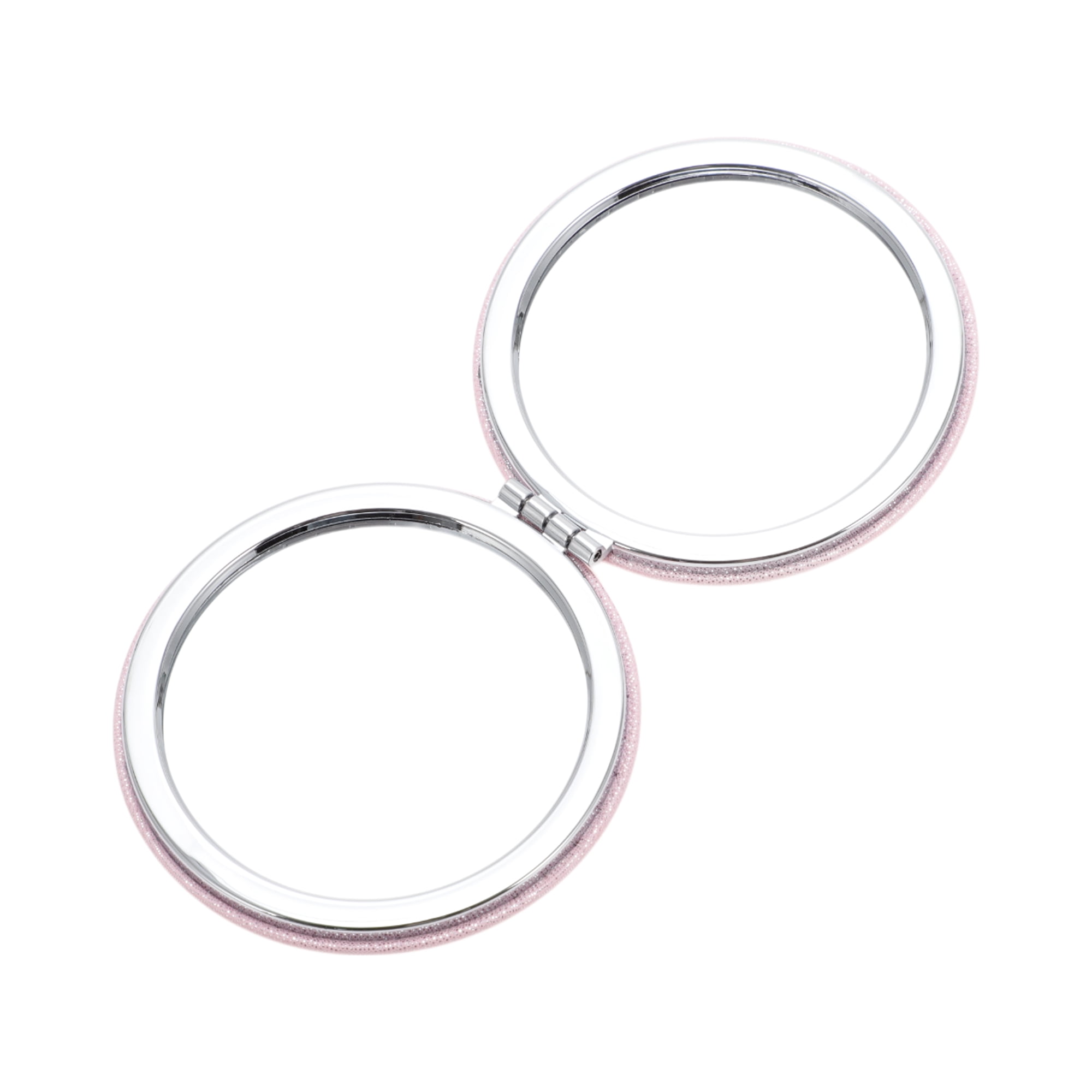 Unique Bargains 1pc Circular Makeup Mirror for Personal Grooming Pink