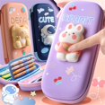 thumbnail image 2 of Caja de papelería para niños, estuche de lápices Kawaii suave y portátil para aliviar el estrés, juguetes para niños y niñas, regalo de cumpleaños, 2022, 2 of 4