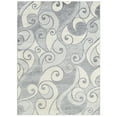 thumbnail image 2 of Handcraft Rugs-Swirls Rugs/Luxury Livingroom Modern Soft/Smooth-Silver/Gray/White, 2 of 10