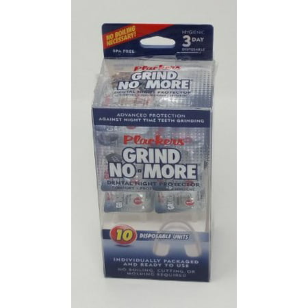 Plackers Mouth Guard Grind No More Night Time Use - 1 package (9 count) REFURBISHED