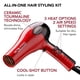 thumbnail image 2 of Secador de pelo KISS Pro Turmaline Ceramic 1875W 3 Heat Red KISS Kiss, 2 of 5