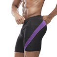thumbnail image 2 of Stamzod Swimming Trunks for Men Solid Color Low Waist Swim Shorts Holiday Casual Stretch Beach Shorts for Men Black L, 2 of 7