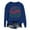 Blue, variant on Jolliest Bunch Of Teachers This Side Of The Nuthouse Christmas Sweatshirts for Women Long Sleeve Crewneck Pullover Tops