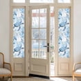 thumbnail image 2 of Blue Turtle Coastal Window Privacy Film, Coral Beach Nautical Ocean Static Cling UV Sun Blocking Heat Control Window Tint Day and Night, Non-Adhesive One Way Windows Privacy Cover 17.7''x78.7'', 2 of 7