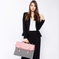 thumbnail image 7 of Women's Laptop Messenger Bag for Work College, Slim Design, Fits 15.6 Inch Laptop - Pink, 7 of 7