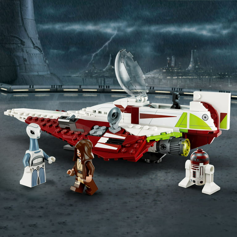 LEGO Star Wars Obi-Wan Jedi Starfighter 75333, Buildable Toy with Taun We Minifigure, Droid Figure and Lightsaber, Attack of the Clones - Walmart.com
