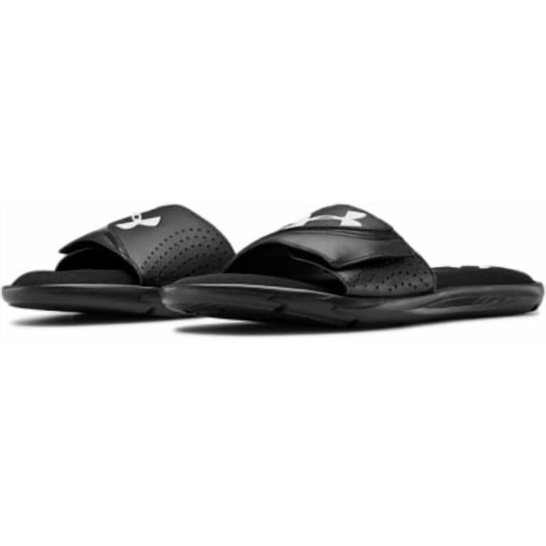 Under Armour UA Ignite VI Slide Sandal Color Black / White Size 8 M US Sporty Under Armour Men main image 4