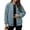 Navy, variant on Women's Fleece Jacket Long Sleeve Comfy Casual Fall Coat Zip up Warm Winter Outerwear with Pockets New Fashion Jackets for Women Gray L