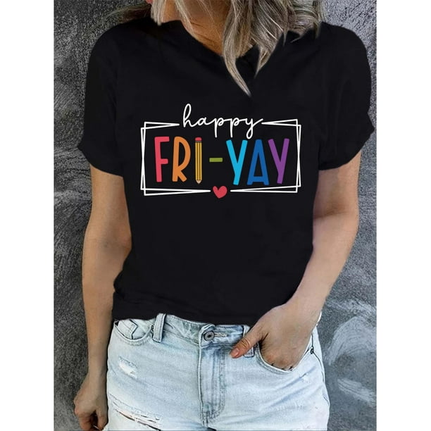 Perfect Spring And Summer Short Sleeve Crew Neck T-Shirts for Women - Casual