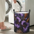 thumbnail image 4 of Cauagu Ornate Purple Floral Vase for Laundry Basket,Collapsible Organizer Basket for Storage Bin Toy Bins Gift Baskets Bedroom Clothes Children Nursery Hamper -Small, 4 of 7