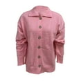 thumbnail image 4 of Cute Cardigans Women Classic Knit Button Front For Cozy Solid Blend Sweater Jacket For Casual Everydaywear Work Cardians, 4 of 4