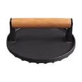 thumbnail image 2 of Heavy Duty Round & Rectangular Meat Steak With Handle Grill For Sandwich Paninis Burger Press Send From Local, 2 of 8