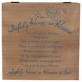 thumbnail image 1 of Safely Home Heaven Natural Brown 8 x 8 MDF Wood Decorative Keepsake Photo Box, 1 of 3