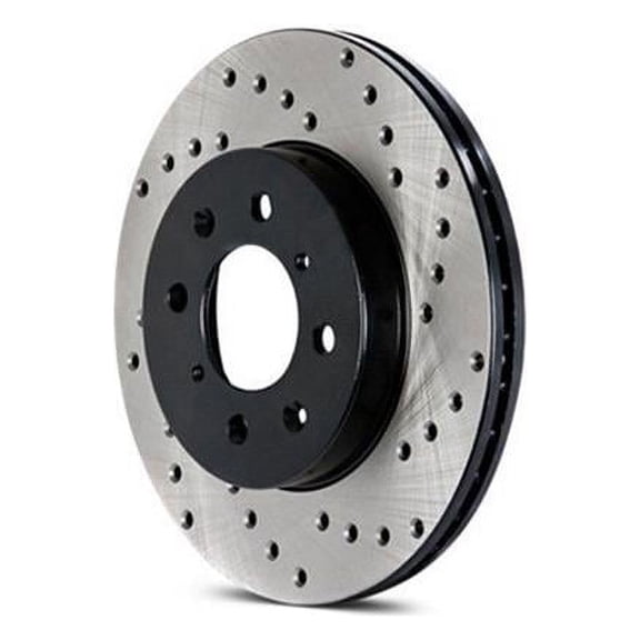 StopTech 2018 Honda Civic Type R Cross Drilled Left Rear Rotor