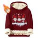 thumbnail image 1 of Sudadera con capucha para hombre, informal, a la moda, con estampado navideño, de manga larga y bolsillo, de poliéster, 1 of 5