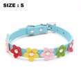 thumbnail image 2 of Collar de niña cachorro collar de perro rosa con lazos de pedrería diamantes de cristal flores de colores Adepaton CPB-US-YY94-1, 2 of 5