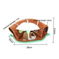 thumbnail image 5 of Shulemin Guinea Pigs Hammock Comfortable Breathable Hideout Tunnel Hamster Ferret Rat Nest Hanging Bed for Small Animal, 5 of 8