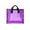 Purple, variant on Travel - Summer Beach Tote Bag for Travel Transparent Hand Carrying Swim Bag Portable Clothing Storage Fashion Clear Tote, 28cm×35.5cm, Yellow