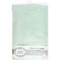 thumbnail image 2 of Luvable Friends Baby Fitted Crib Sheet, Mint Solid, One Size, 2 of 3