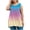 Blue, variant on Womens Plus Size Tunic Tank Tops Summer Casual Sleeveless T-Shirts Loose Flowy Tunic Blouses for Leggings Womens Tank Tops with Built in Bra Black 4XL