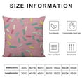 thumbnail image 5 of ONETECH Sprinkle Donut Throw Pillow Cover Colorful Sweet Cute Lovely Food Cupcake Dessert Square Pillow Case Cushion Cover for Home Car Decorative, 5 of 5