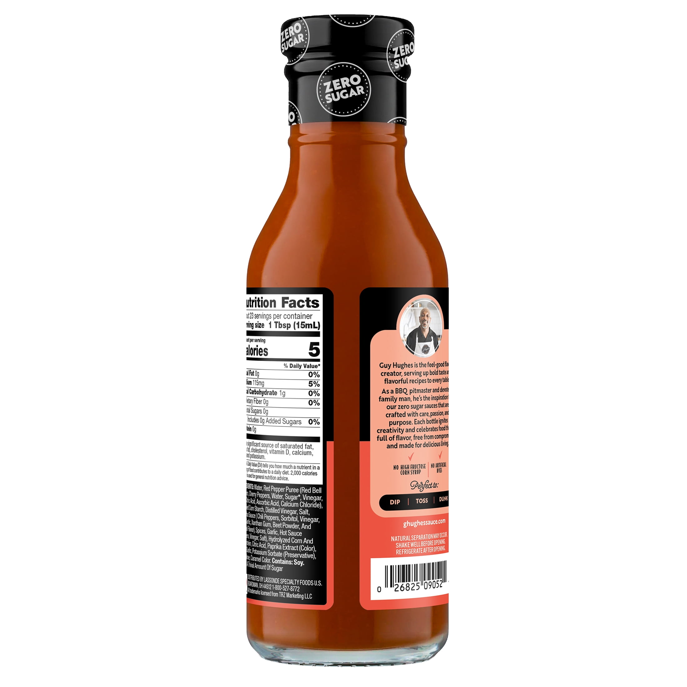 G Hughes Zero Sugar Thai Chili Wing Sauce, 12 fl oz